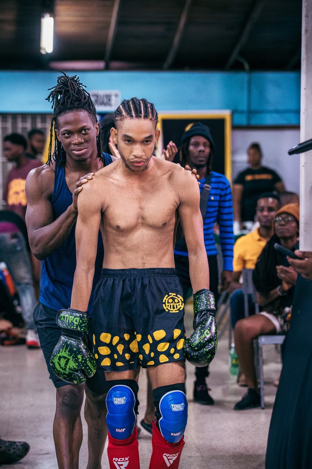 Kickboxing workout session