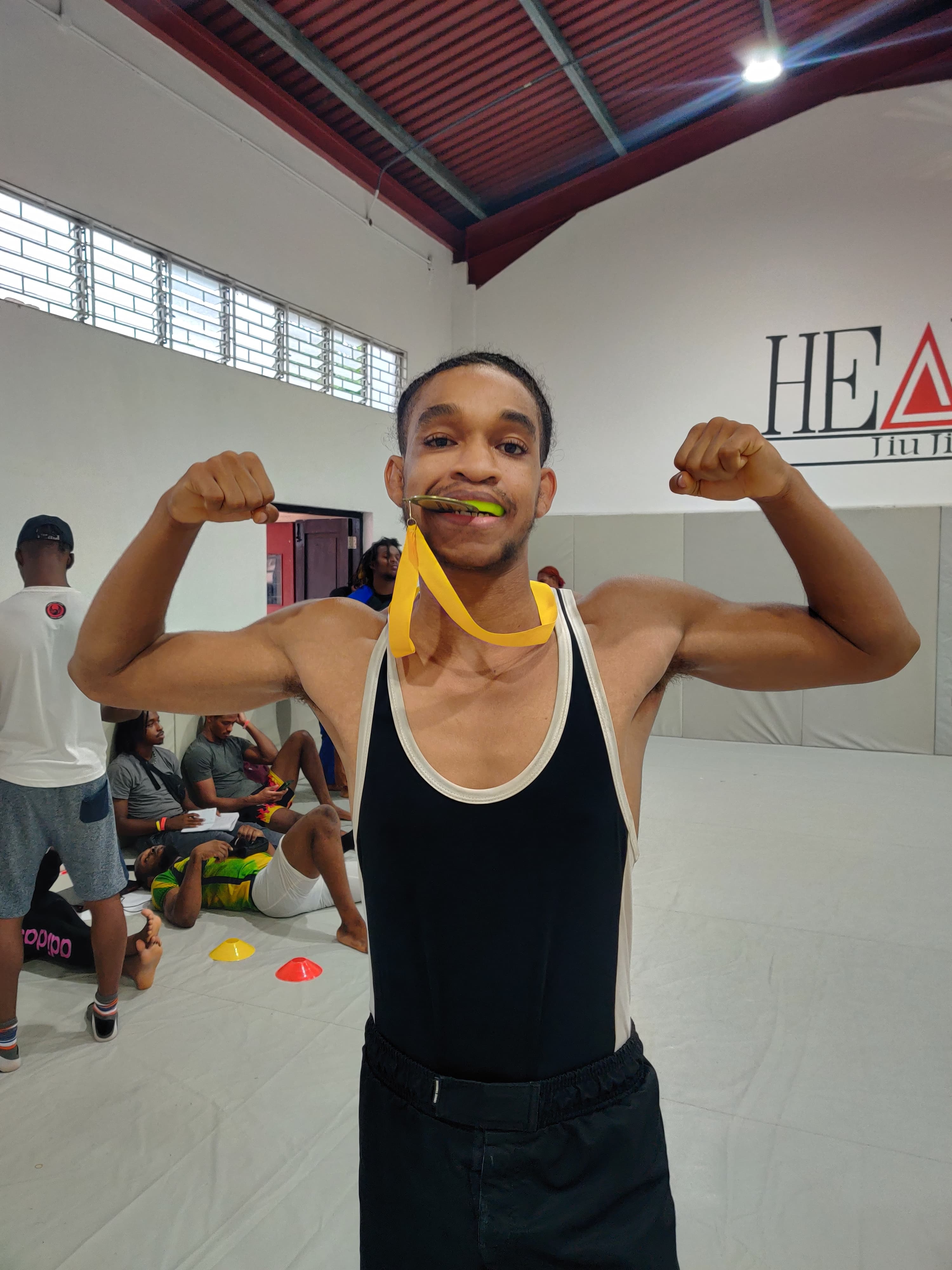 Wrestling training snapshot